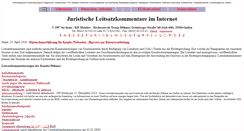 Desktop Screenshot of leitsatzkommentar.de